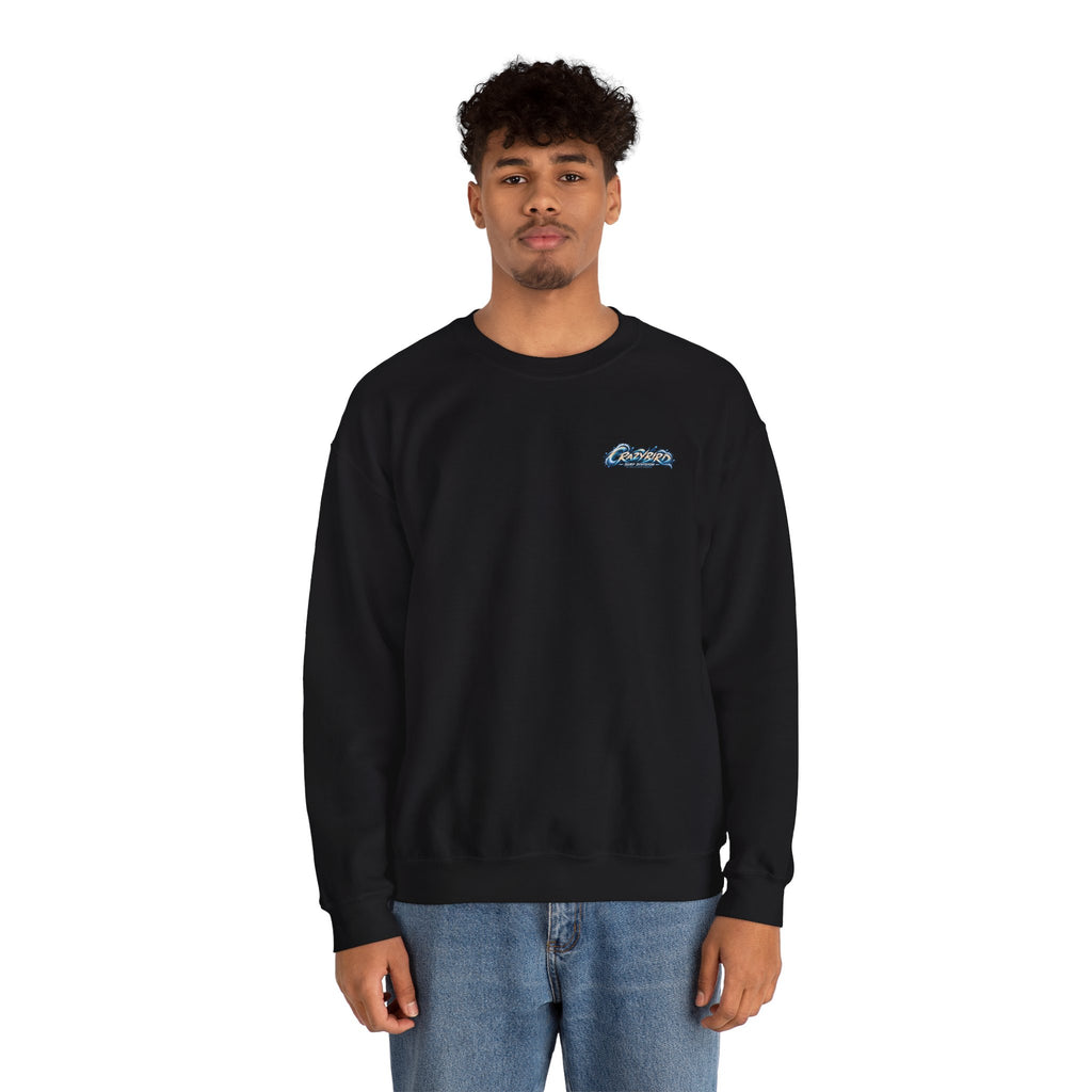 Crazybird Ride the Chaos – Unisex Streetwear Sweatshirt | Bulls and Flowers