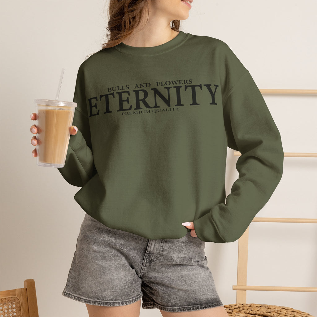 Bulls and Flowers Eternity Unisex Sweatshirt