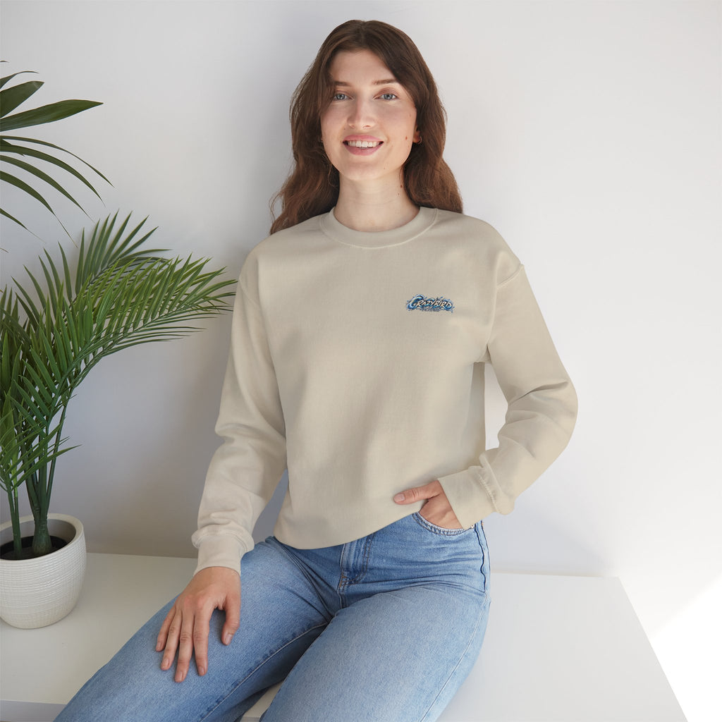 Crazybird Ride the Chaos – Unisex Streetwear Sweatshirt | Bulls and Flowers
