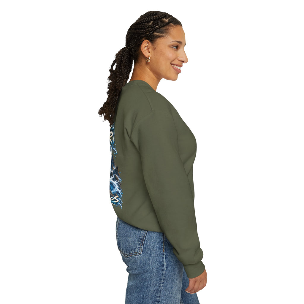 Crazybird Ride the Chaos – Unisex Streetwear Sweatshirt | Bulls and Flowers