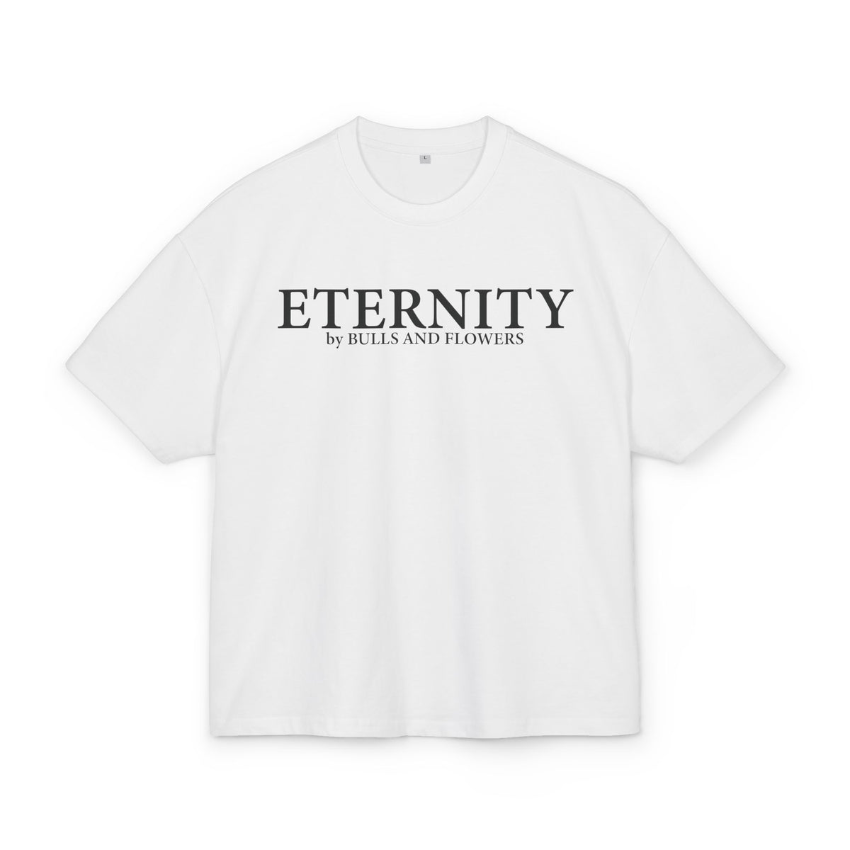 Bulls and Flowers Premium Eternity Minimal Logo T-Shirt