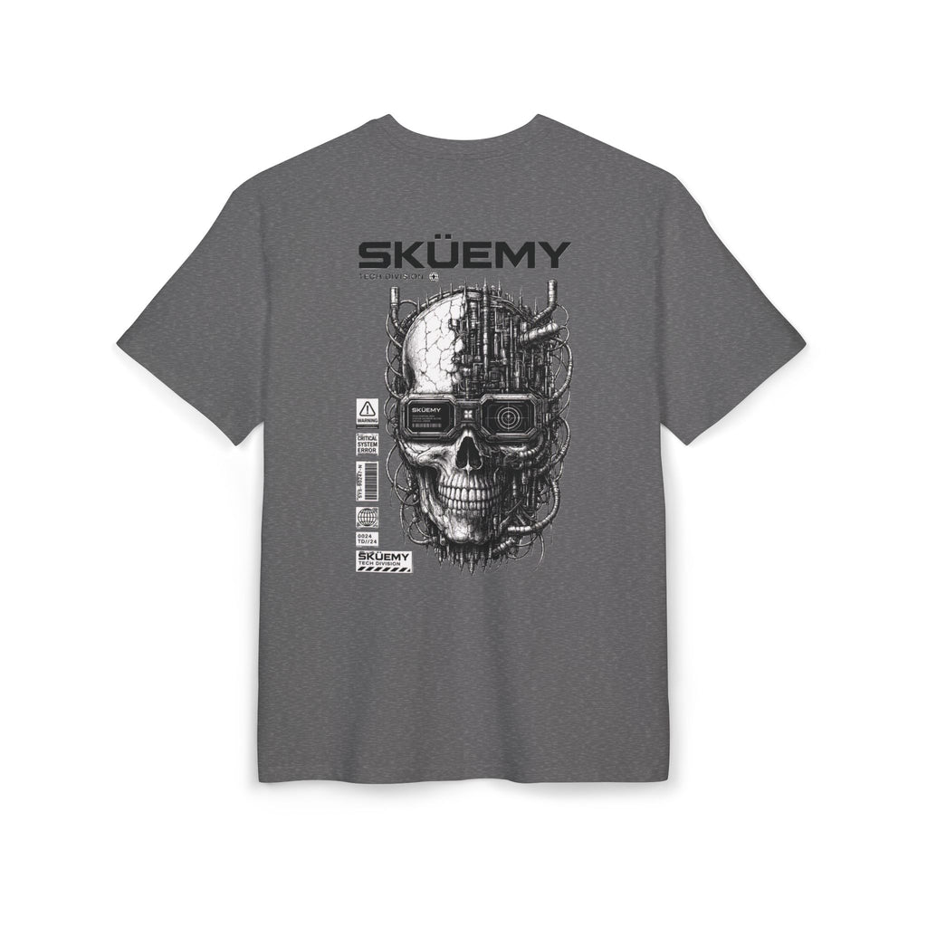 Bulls and Flowers  SKÜEMY Cyber Skull Heavy Oversize Tee