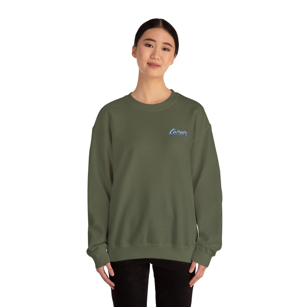 Crazybird Ride the Chaos – Unisex Streetwear Sweatshirt | Bulls and Flowers