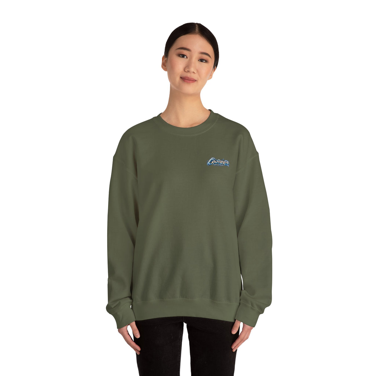 Crazybird Ride the Chaos – Unisex Streetwear Sweatshirt | Bulls and Flowers