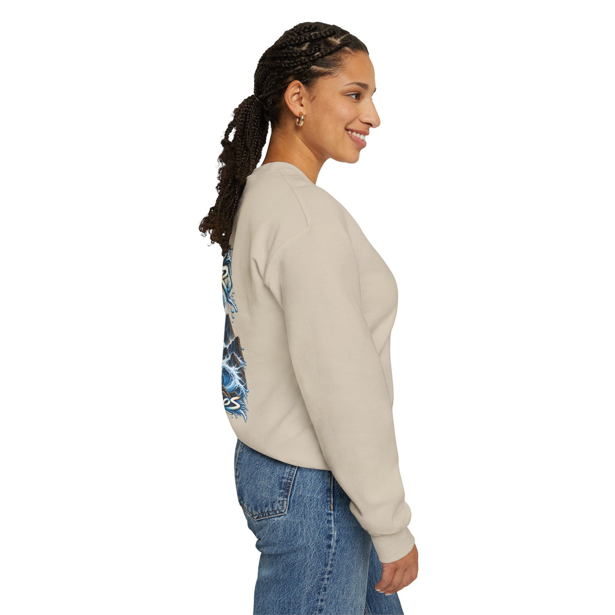 Crazybird Ride the Chaos – Unisex Streetwear Sweatshirt | Bulls and Flowers