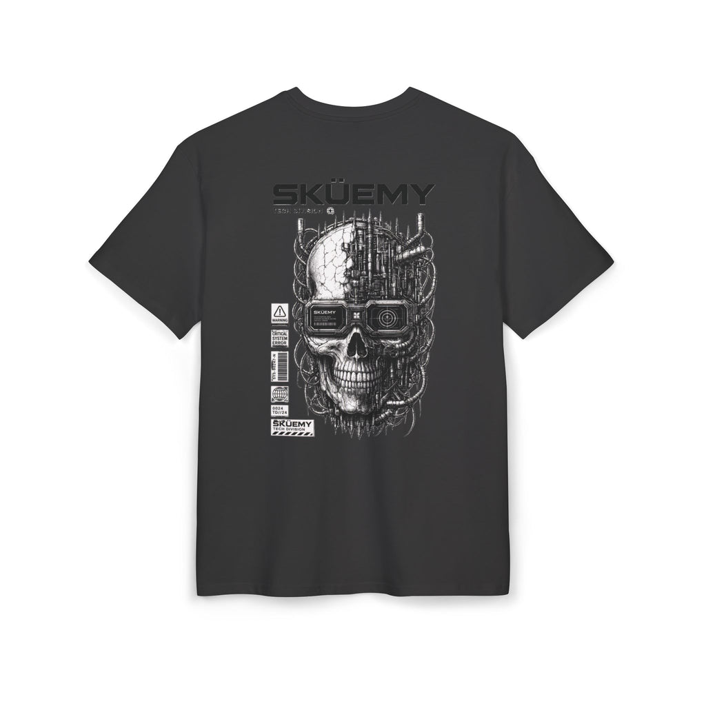 Bulls and Flowers  SKÜEMY Cyber Skull Heavy Oversize Tee