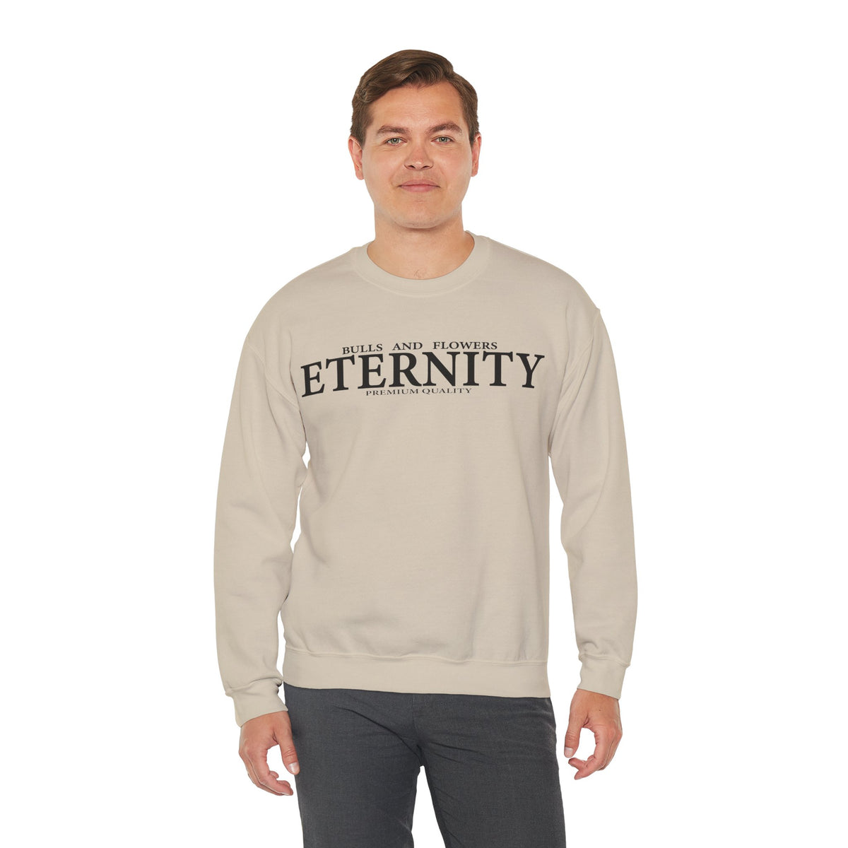 Bulls and Flowers Eternity Unisex Sweatshirt