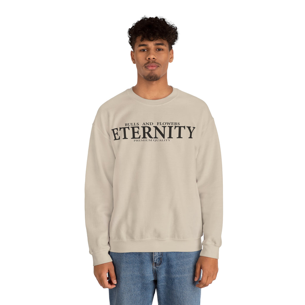 Bulls and Flowers Eternity Unisex Sweatshirt
