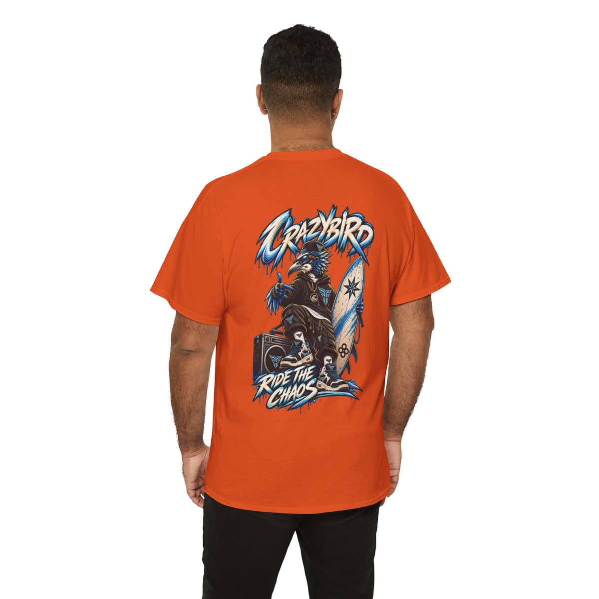 Bulls and Flowers Crazybird Ride the Chaos T-Shirt – Unisex Streetwear