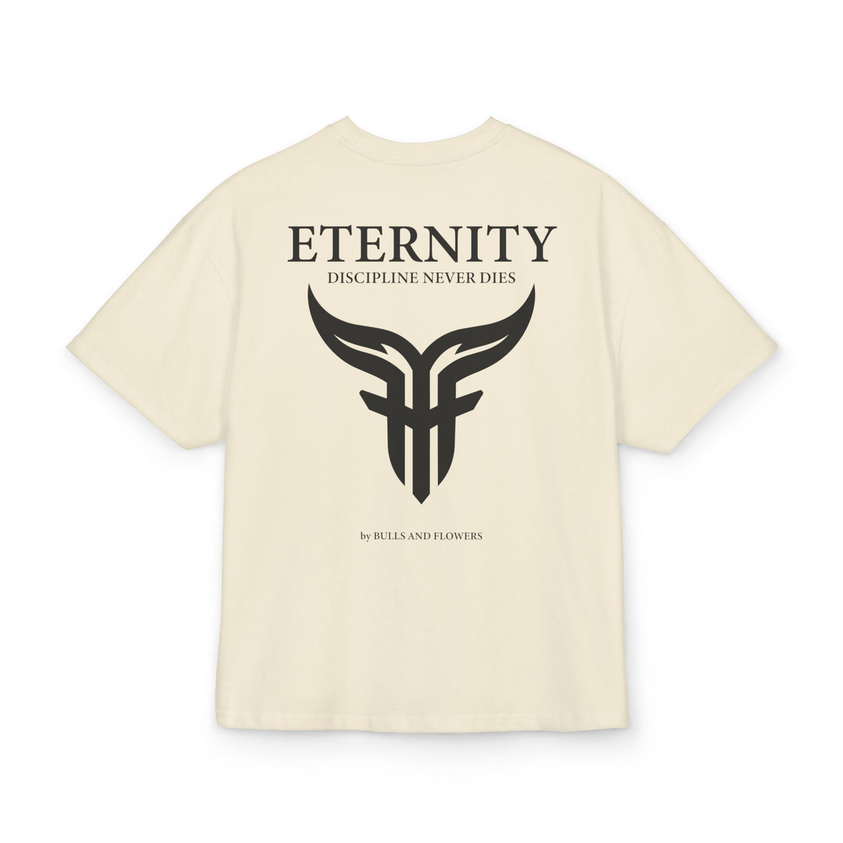 Bulls and Flowers Premium Eternity Minimal Logo T-Shirt