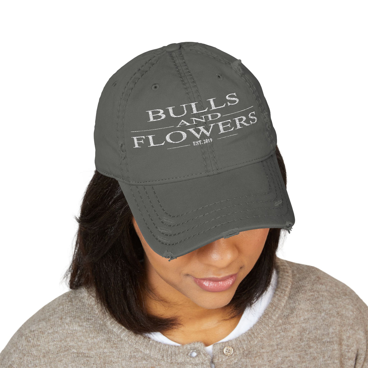 Bulls and Flowers Dad Hat / Draft 2026