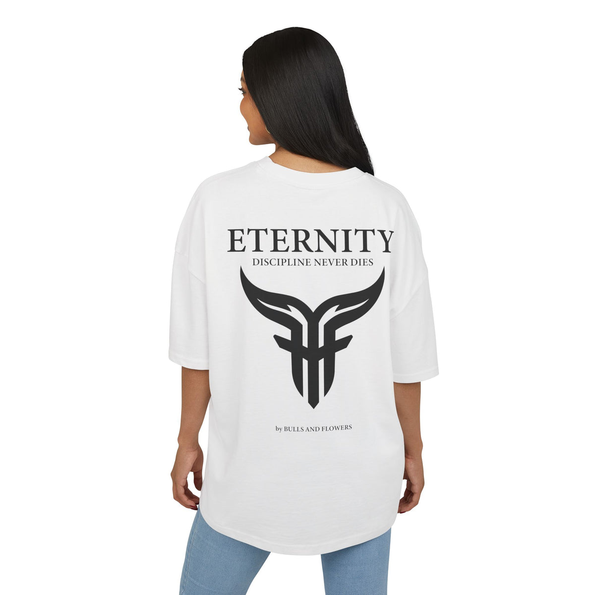 Bulls and Flowers Premium  Eternity Logo T-Shirt