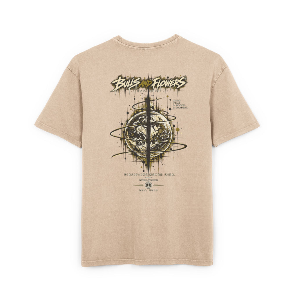 BaF Acid Wash Oversize Graphic Tee