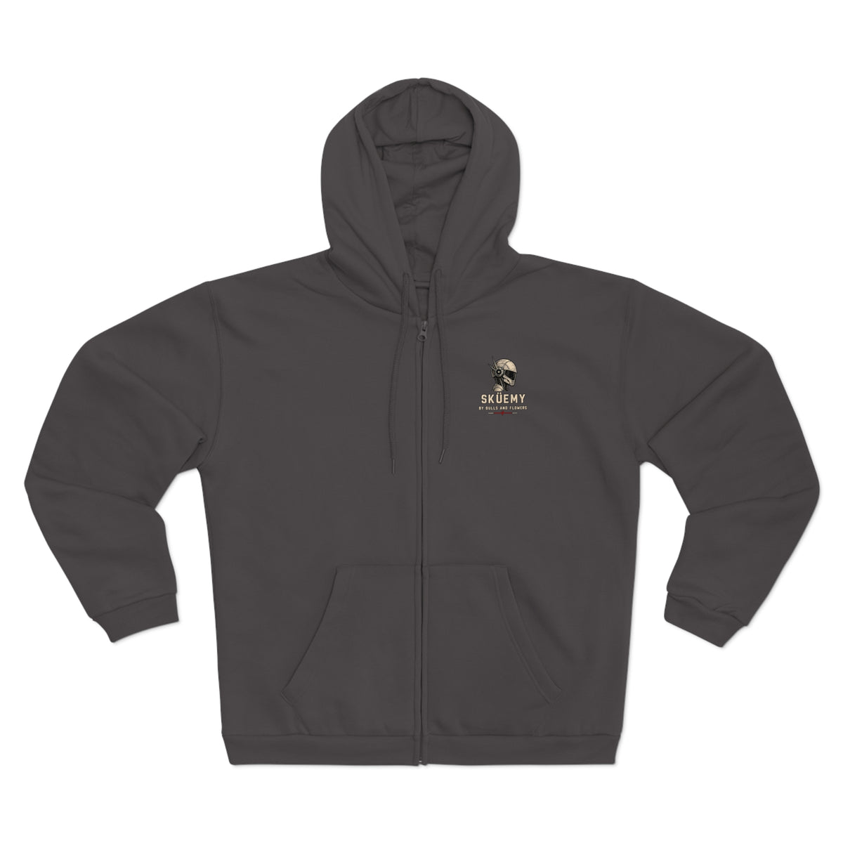 Bulls and Flowres Sküemy Skate Unit 04 Robot Graphic Zip Hoodie