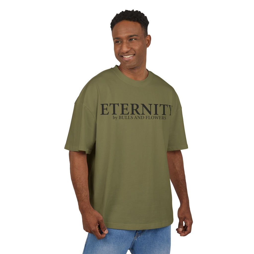 Bulls and Flowers Premium Eternity Minimal Logo T-Shirt