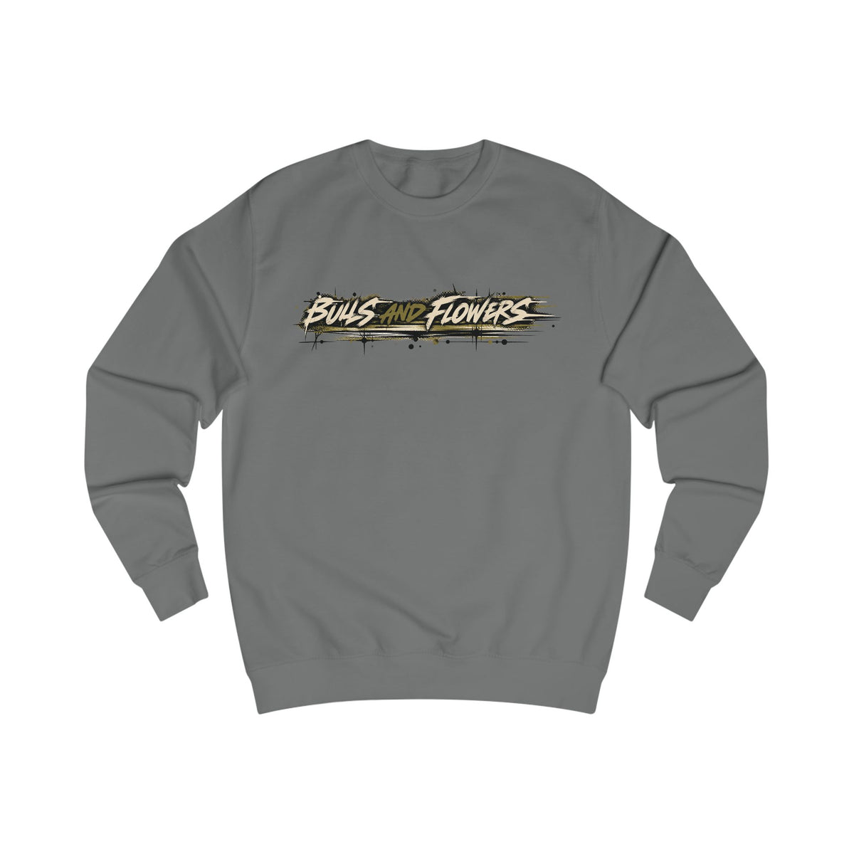 Bulls and Flowers  Abstract Compass  Sweatshirt | Geometric Nautical Graphic