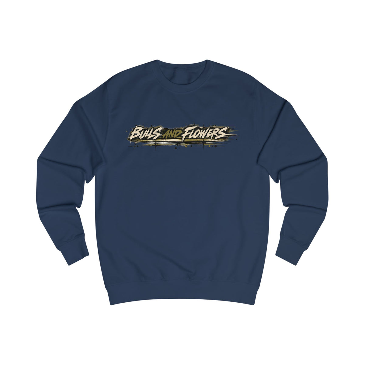 Bulls and Flowers  Abstract Compass  Sweatshirt | Geometric Nautical Graphic