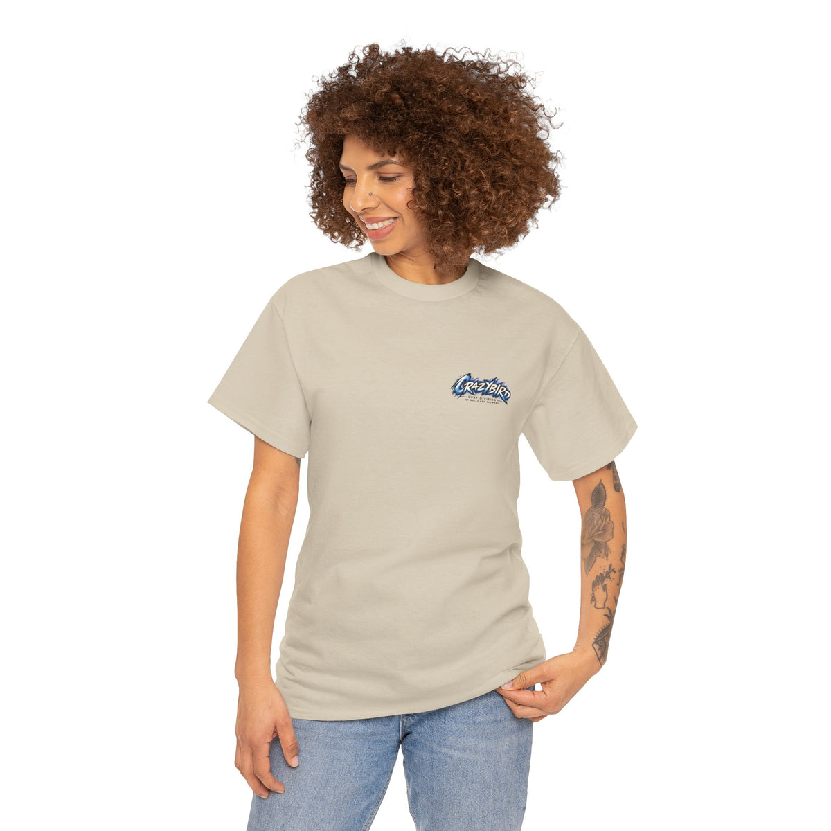Bulls and Flowers Crazybird Ride the Chaos T-Shirt – Unisex Streetwear