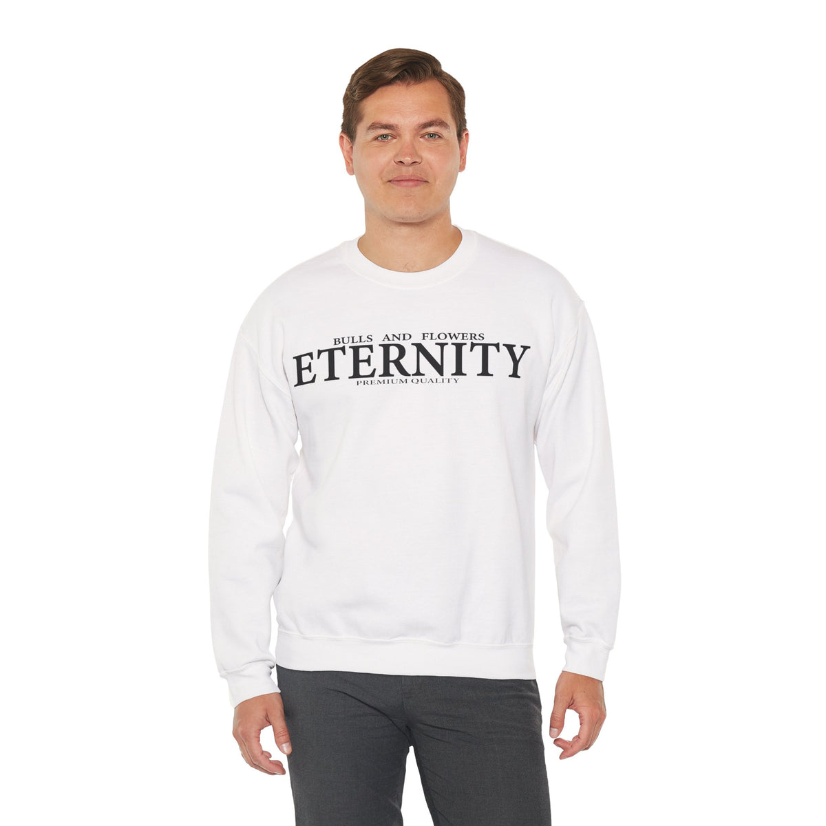 Bulls and Flowers Eternity Unisex Sweatshirt