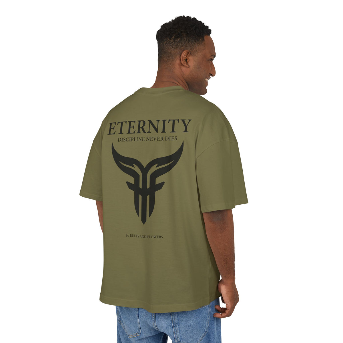 Bulls and Flowers Premium  Eternity Logo T-Shirt