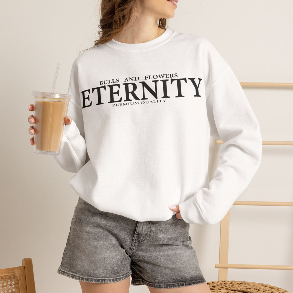 Bulls and Flowers Eternity Unisex Sweatshirt