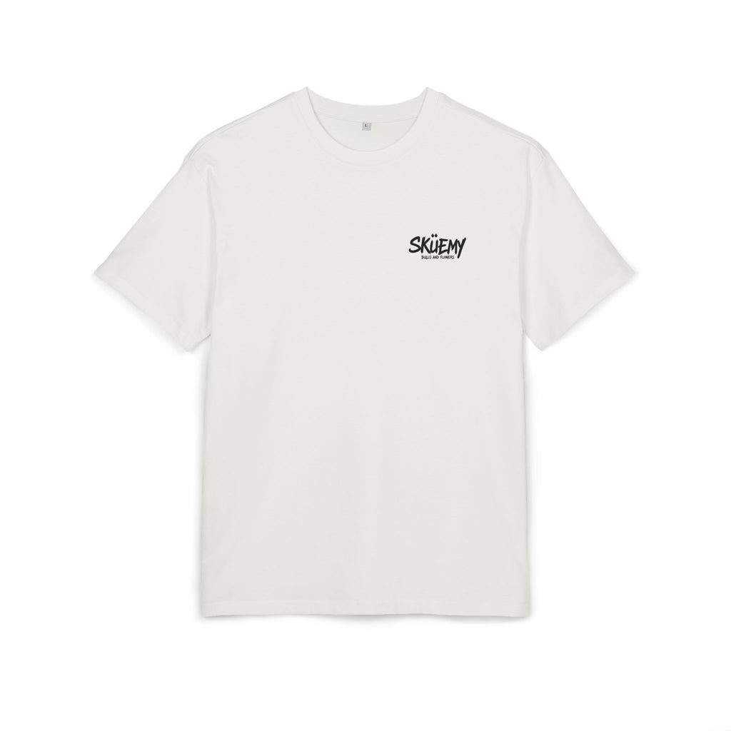 Bulls and Flowers  SKÜEMY Cyber Skull Heavy Oversize Tee