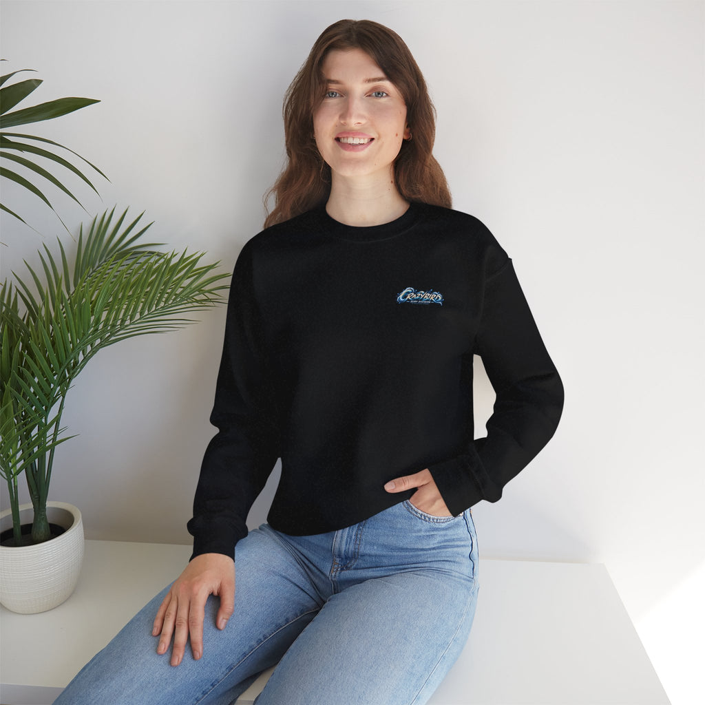 Crazybird Ride the Chaos – Unisex Streetwear Sweatshirt | Bulls and Flowers