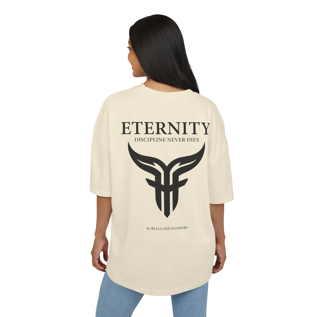 Bulls and Flowers Premium Eternity Minimal Logo T-Shirt