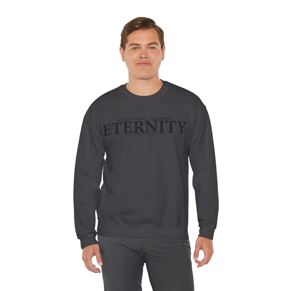 Bulls and Flowers Eternity Unisex Sweatshirt