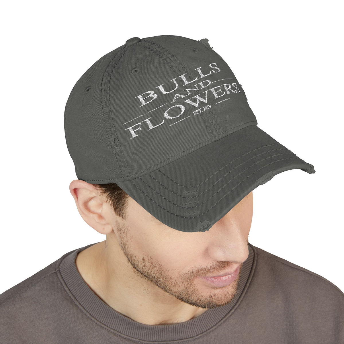 Bulls and Flowers Dad Hat / Draft 2026