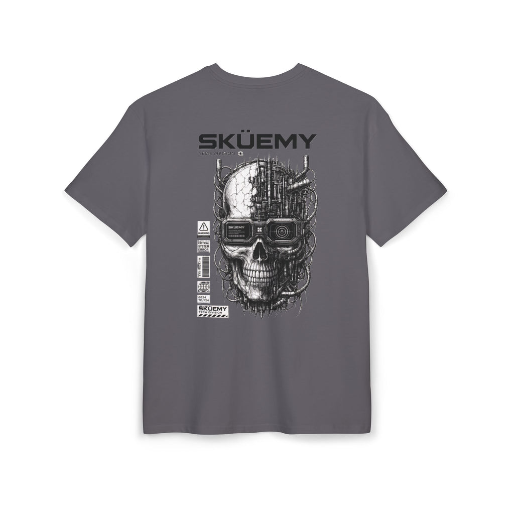Bulls and Flowers SKÜEMY Cyber Skull – Heavy Oversize T-Shirt    Draft 2025