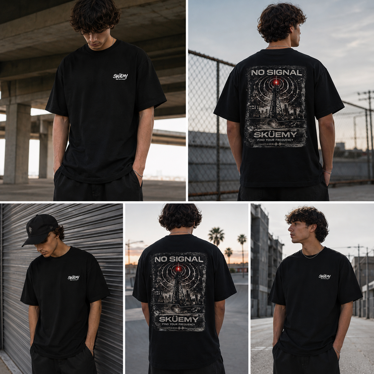 Sküemy No Signal Tee – Find Your Frequency