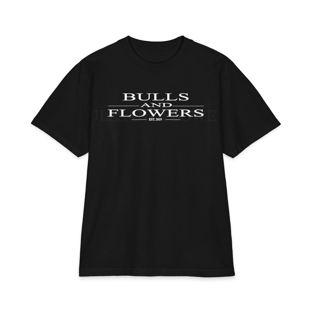Bulls and Flowers Premium Eternity Oversized Tee